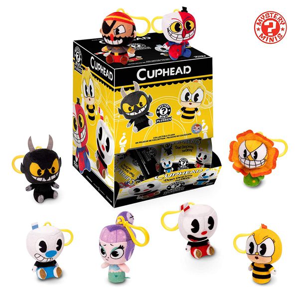 Случайный мягкий брелок Cuphead (Капхед) Funko Mystery Minis Plushies 8 cm