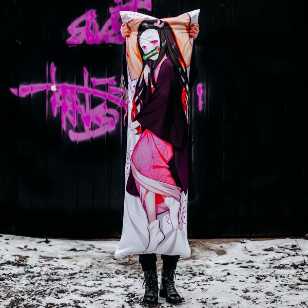 Дакимакура Незуко Камадо - Клинок Рассекающий Демонов (Nezuko Kamado - Demon Slayer) изображение 2