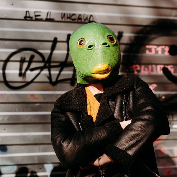 Маска Зеленая рыба изображение 2