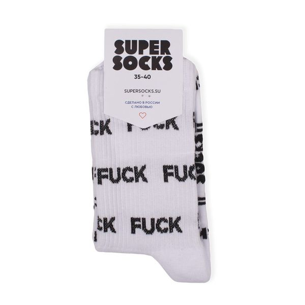 Носки SUPER SOCKS Fuck паттерн