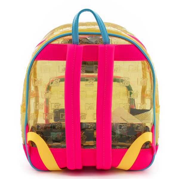 Рюкзак неоновый Funko МТВ (Funko MTV Clear Neon PVC Mini Backpack) изображение 3