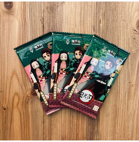 Коллекционные карточки Demon Slayer Tier 3 Набор из 3 бустеров Card Fun