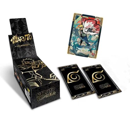 Коллекционные карточки Наруто Серия Dark - 5 штук в бустере (Naruto)