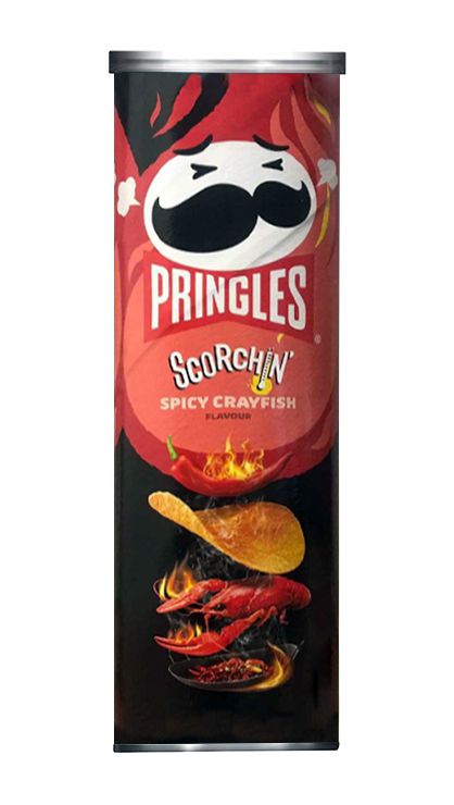 Чипсы Pringles Рак и Сычуаньский соус