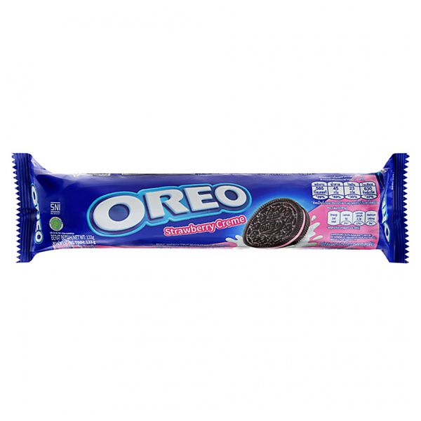Печенье Орео Клубничный Крем (Oreo Strawberry Cream) 123 гр