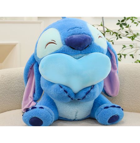 Мягкая игрушка Стич с сердечком (Stitch) 30 см