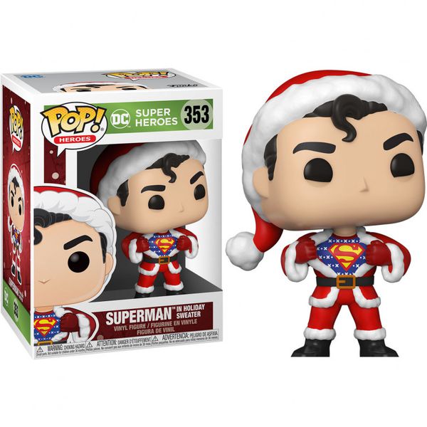 Фигурка Funko POP! Супермен в свитере (Superman in Holiday Sweater)
