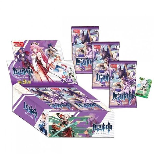 Коллекционные карточки Genshin Impact Категория А 5 штук в бустере Tier 2 (Геншин Импакт) изображение 2