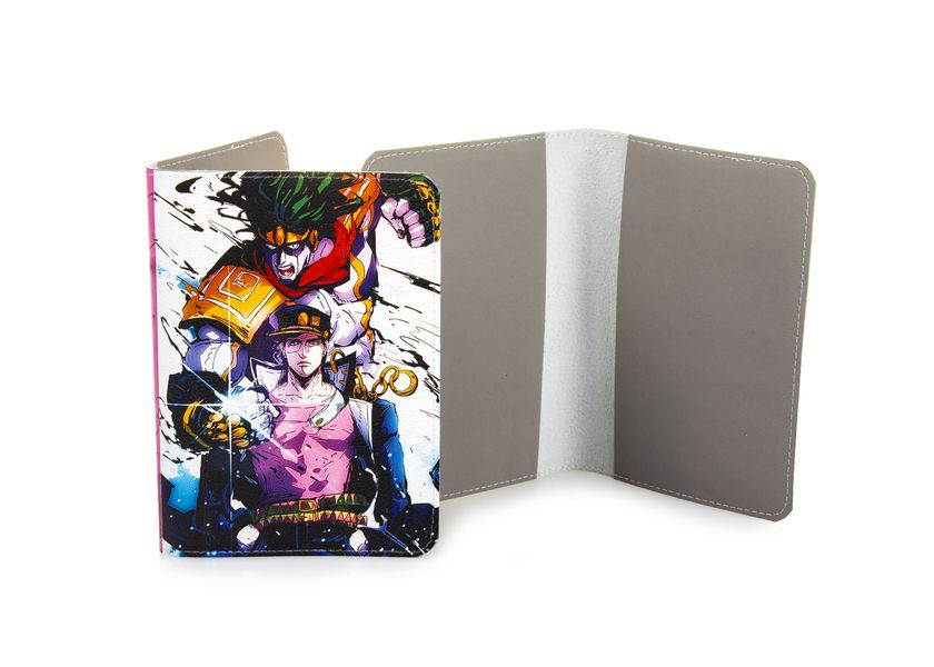 Обложка на паспорт ДжоДжо - Джотаро Куджо (JoJo's Bizarre Adventure)