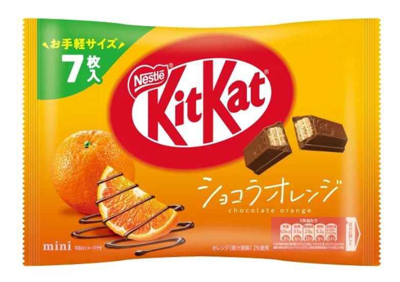 Шоколадные конфеты KitKat с апельсином Микан и горьким шоколадом, 93 г