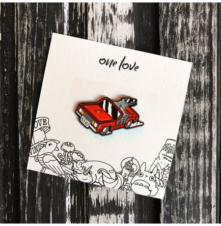Значок Кукуха поехала One Love
