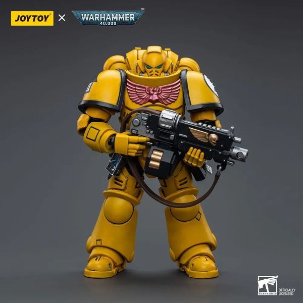 Фигурка Warhammer 40000 - Имперский Кулак Заступник (Imperial Fists Intercessors JOYTOY) 1:18 изображение 4