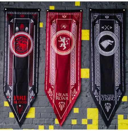 Флаг Игра Престолов: Старки (Game of Thrones: Stark)  изображение 2