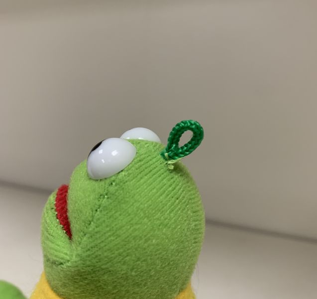 Брелок Кермит (Kermit the Frog), желтый воротник УЦЕНКА изображение 2