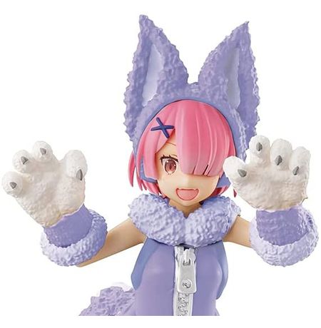 Фигурка Рам Волк - Жизнь с нуля (Re:Zero - SSS Wolf & Seven Kids Ram) 20 см лицензия