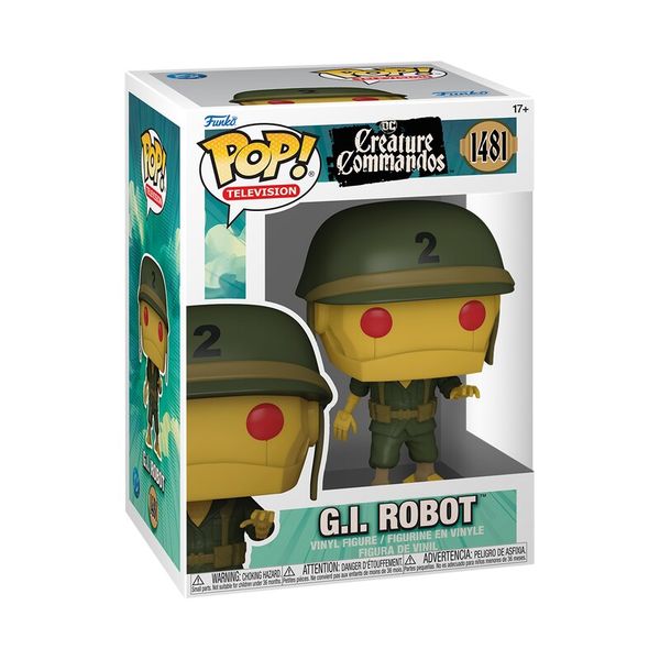 Фигурка Funko POP! G.I. Robot — Creature Commandos (№1481), 10 см изображение 2