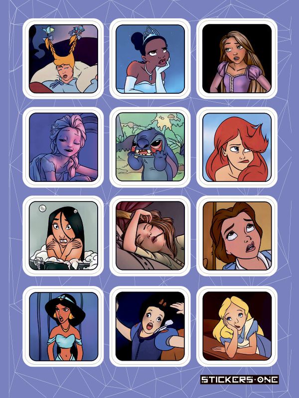 Набор стикеров Дисней (Disney) STICKERS.ONE