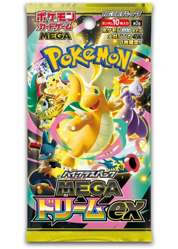 Коллекционные карточки Pokemon - Collect Mega Dream Ex (M2A) 10 карт лицензия (на японском) изображение 2