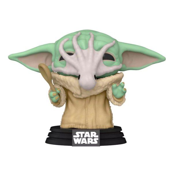Фигурка Funko POP! Малыш Йода с существом из супа - Мандалорец (Star Wars) Special Edition