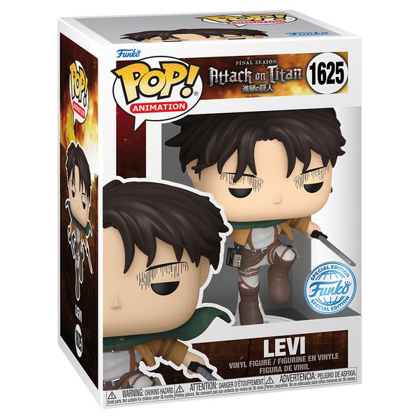 Фигурка Funko POP! Атака Титанов - Леви Эксклюзив (Attack On Titan - Levi Final Season)