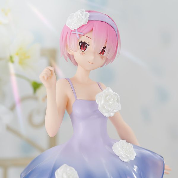 Фигурка Рам - Жизнь с нуля (Re:Zero - Ram Flower Dress Trio-Try-iT) 23 см лицензия изображение 3