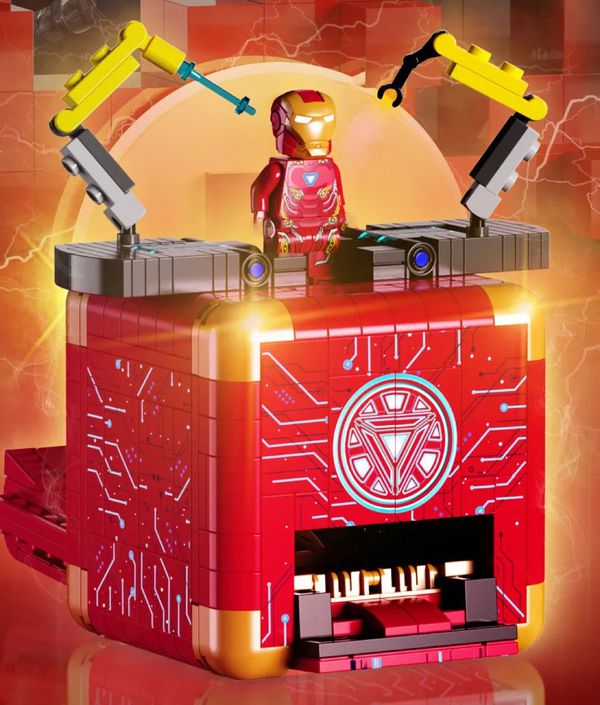 Сборный конструктор LW Building Blocks - Железный Человек (Iron Box - Iron Man)