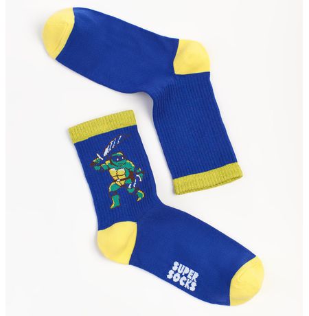 Носки SUPER SOCKS TMNT - Леонардо (размер 40-45)