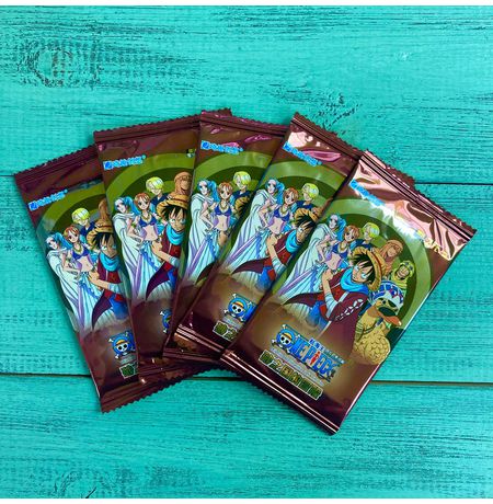 Коллекционные карточки One Piece Категория А+ Набор из 5 бустеров (Большой Куш)