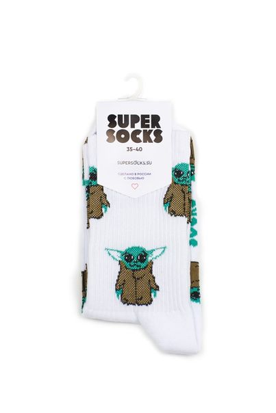 Носки SUPER SOCKS Звездные войны - Малыш Йода (Star Wars - Baby Yoda)