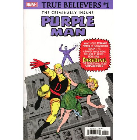 True Believers: The Criminally Insane: Purple Man #1