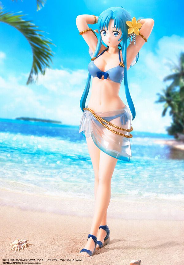 Фигурка Sword Art Online - Асуна (Asuna Espresto Figure Jewelry Materials Swimsuit) 23 см изображение 4