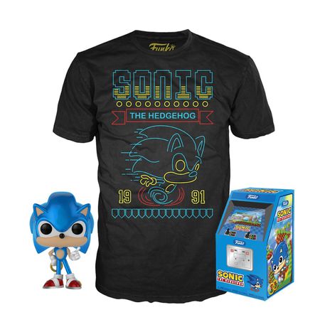 Набор фигурка Funko POP! и футболка Соник (Sonic)