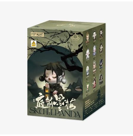 Случайная фигурка POP MART Skullpanda The Ink Plum Blossom 8 см лицензия изображение 3