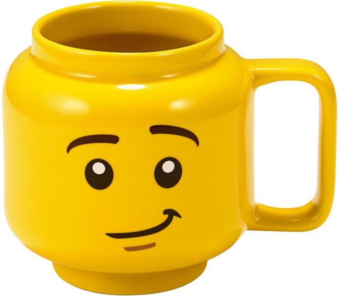 Кружка Лего голова 3D (LEGO) УЦЕНКА