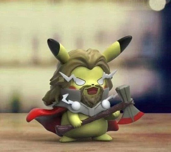 Фигурка Покемон - Пикачу Тор (Pokemon - Pikachu Thor) 10 cм УЦЕНКА