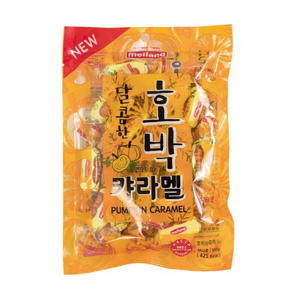 Карамель Melland со вкусом тыквы (Pumpkin Caramel),100г
