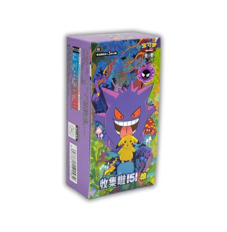 Коллекционные карточки Pokemon - Collect Surprise Slim (151C 3.0) 5 карт лицензия (на китайском)