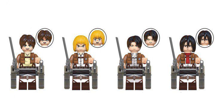 Мини-фигурка Атака на Титанов (WM Blocks - Attack On Titan) в ассортименте
