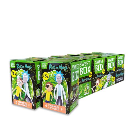 Sweetbox Рик и Морти, карамель с игрушкой