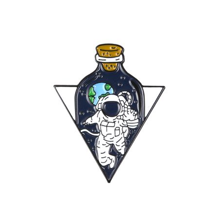 Значок Космонавт в колбе