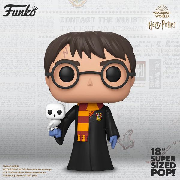 Фигурка Funko POP! Гарри Поттер Очень Большой (Harry Potter Super Sized) 46 см изображение 2
