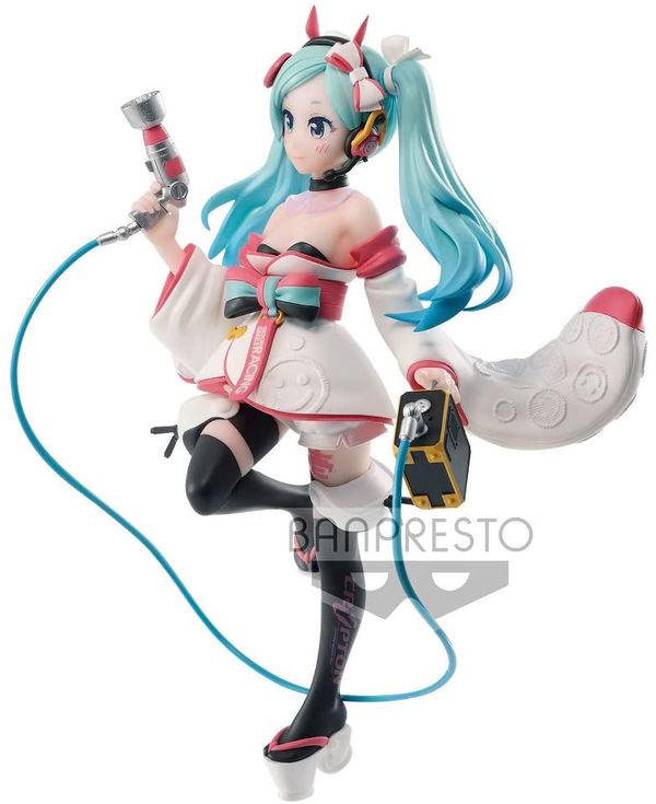 Фигурка Хатсуне Мику в кимоно (Hatsune Miku Espresto Racing Miku 2020) 20 см изображение 2