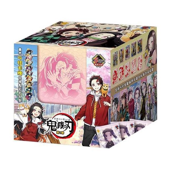 Коллекционные карточки Demon Slayer Категория А+ 5 штук в бустере (Клинок рассекающий демонов) изображение 2