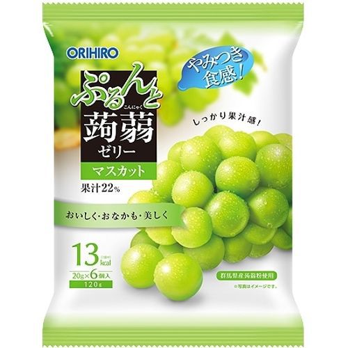 Желе Конняку с виноградом мускат Onihiro Япония 120 г
