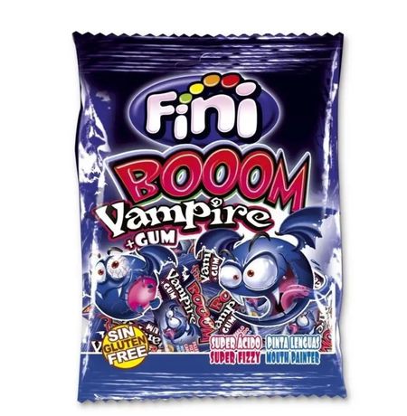 Конфета FINI Boom Vampire Кислая клубника, пакет