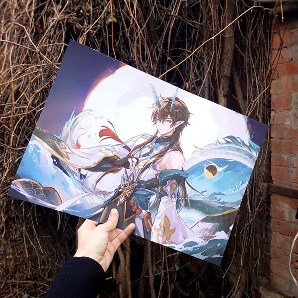 Постер Honkai: Star Rail - Пожиратель Луны 28х41 см