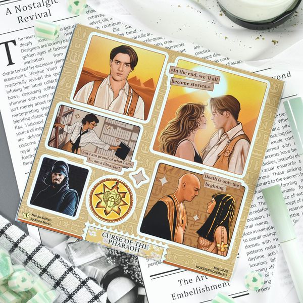 Наклейки Мумия (The Mummy - Curse Of The Pharaon), стикеры NKS Q-Pack