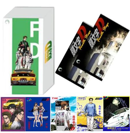 Коллекционные карточки Initial D Premium, 3 штуки в бустере