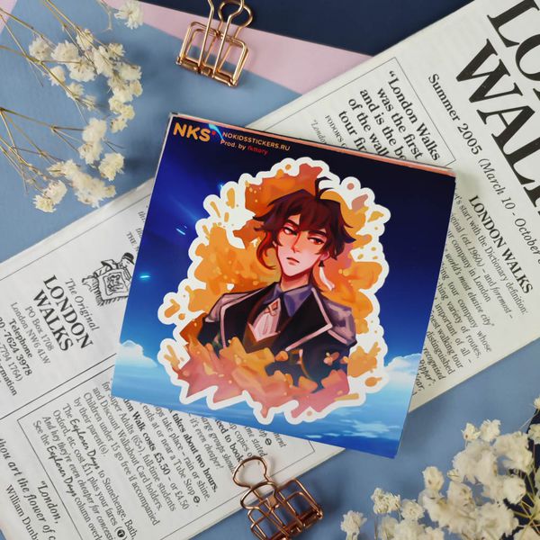 Стикер Геншин - Чжун Ли (Genshin Impact ) NKS