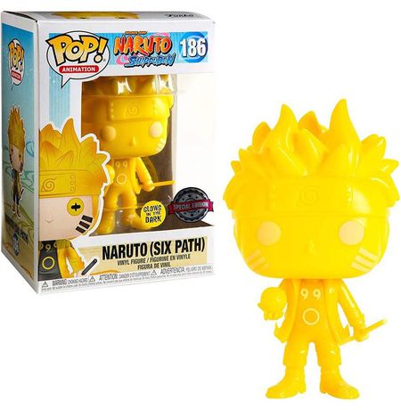 Фигурка Funko POP! Наруто - Мудрец Шести Путей желтый (Naruto - Six Path Yellow) светится в темноте